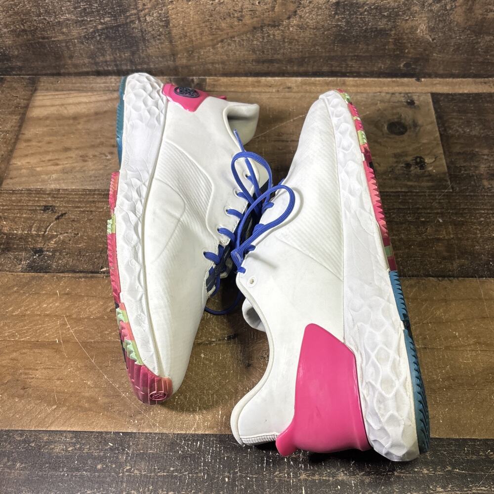 G/Fore GFORE MG4+ Ghost Project Golf Shoe Sneakers 11.5 Pink White NO INSOLES - Picture 9 of 9
